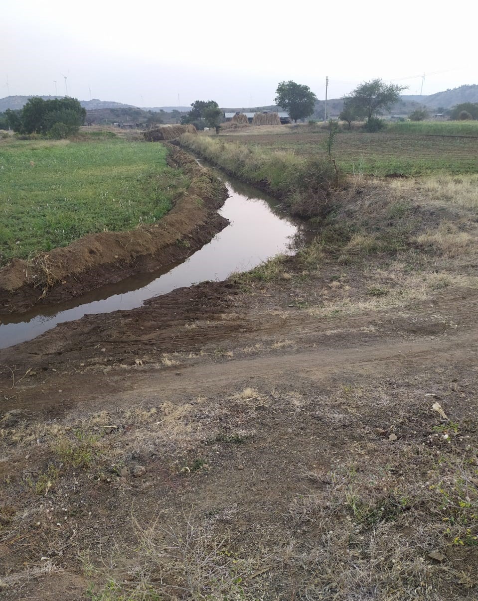 Physical restoration of irrigation canal