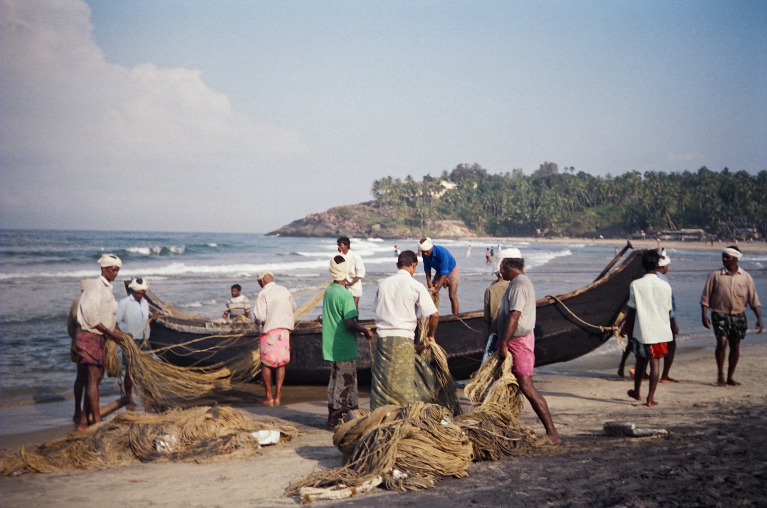 Fishermen with their nets
