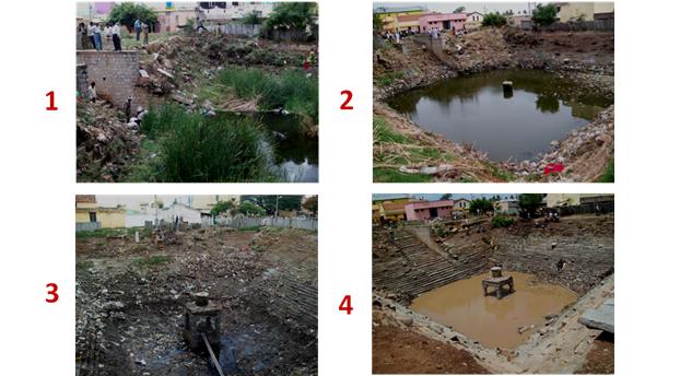 Stages of the kalyani clean up