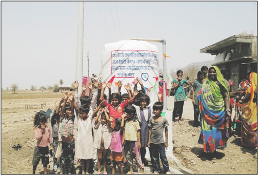 Finally, the villagers of Bankpura have access to clean drinking water (Source: Puja Singh)