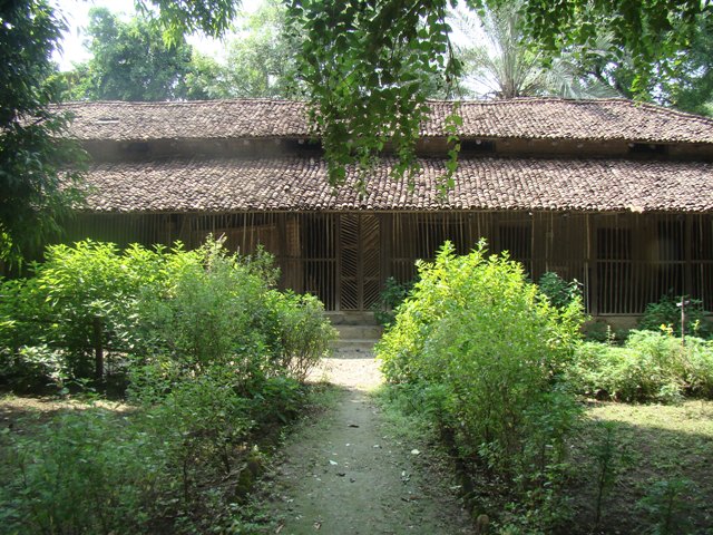 Cottages in the ashram