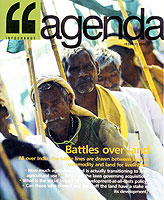 Agenda magazine April 2008 special issue on "Battles over land"