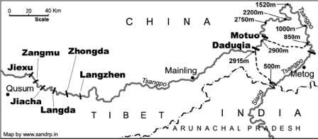 Chinese Dam Site: Root cause for floods in Indian states