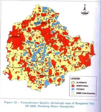 Groundwater quality (drinking) map of Bangalore city