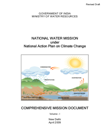 cover page of the mission on water