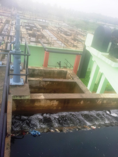 Wastewater treatment plant at Jakkur.