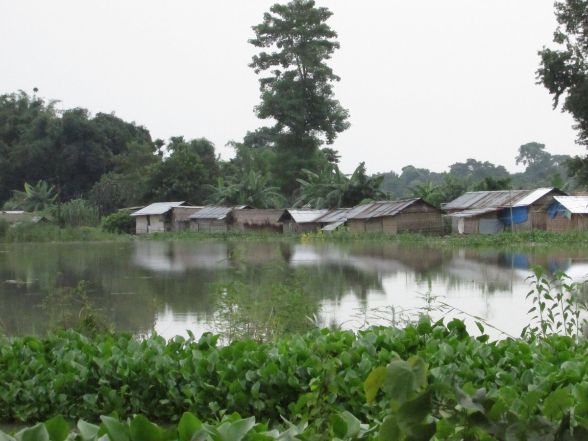 Flooded Majuli in 2019. Image credit: Mitual Baruah