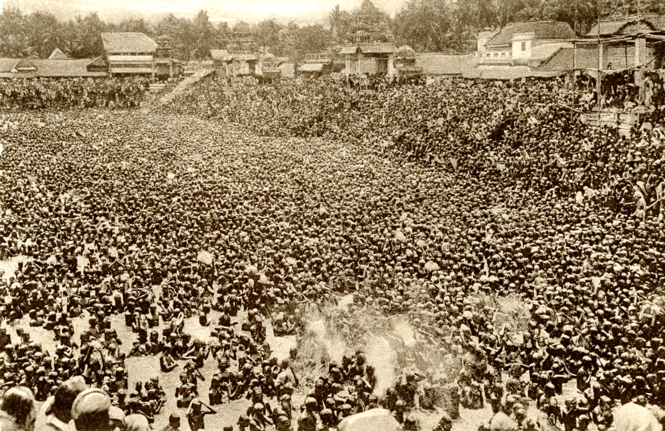 A file picture of the Mahamaham festival in 1900 (Source: WikipediaCommons)