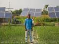 Yatin Kumar, one of the early solar irrigation entrepreneurs in Chakhaji (Image: IWMI)
