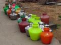 These bright plastic jugs are ubiquitous in Chennai and Tamil Nadu. (Image: McKay Savage, Flickr Commons; CC BY 2.0)