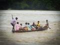 People take a boat to cross Brahmaputra. (Source: IWP Flickr photos)