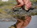 Man searched for coins in polluted water of Ganga river at Allahabad (Source: IWP Flickr photos)