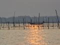 A view of the Chilika in the evening.