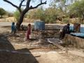 People were following social distancing in villages while collecting water (Image: INREM)