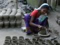 Potters' families belonging to Kumar community of the village make earthen pots (Image: Mitul Baruah)