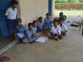 Children attending school in Bilaspur
