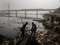 No sewerage but a dirty river Source: The Hindu