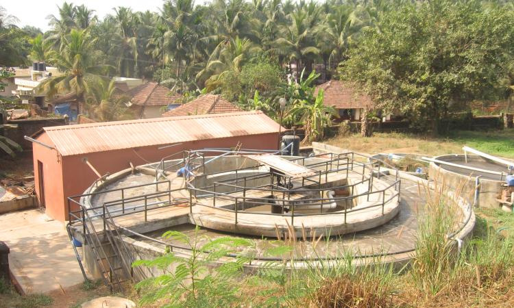 A sewage treatment plant in Karnataka (Source: IWP Flickr photos)