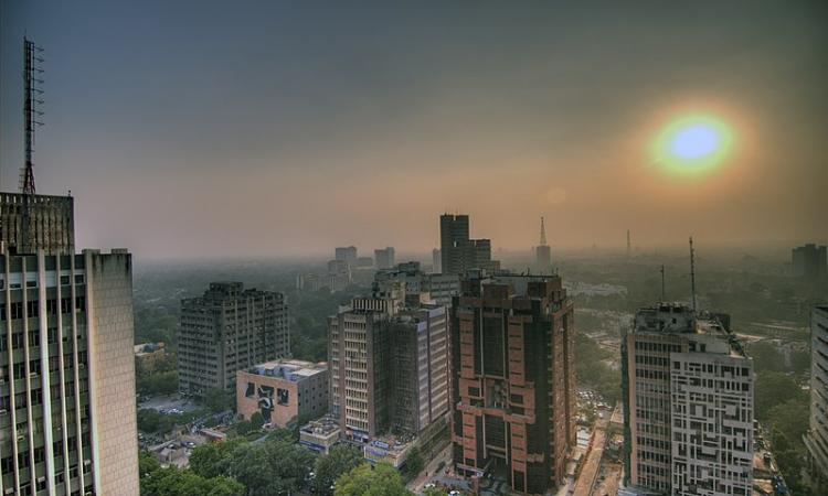 The rapidly urbanisisng Delhi (Image Source: Lokantha at English Wikipedia via Wikimedia Commons)