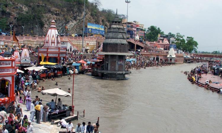 Ganga river in Haridwar (Source: Anoop Negi)