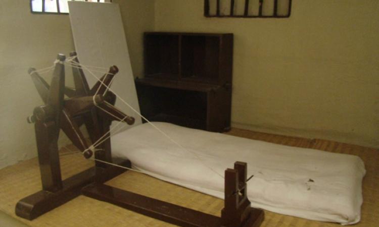 Bapuji's room in his ashram in Wardha