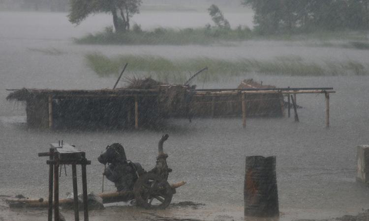 Heavy rains causing flood in North India