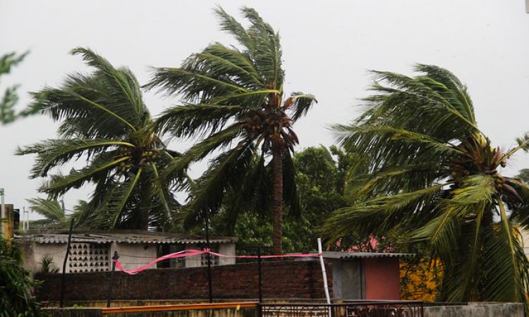 A cyclonic storm that hit India in 2016. (Source: IWP Flickr photos)