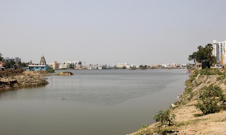 The desilted Narayanapuram wetland.