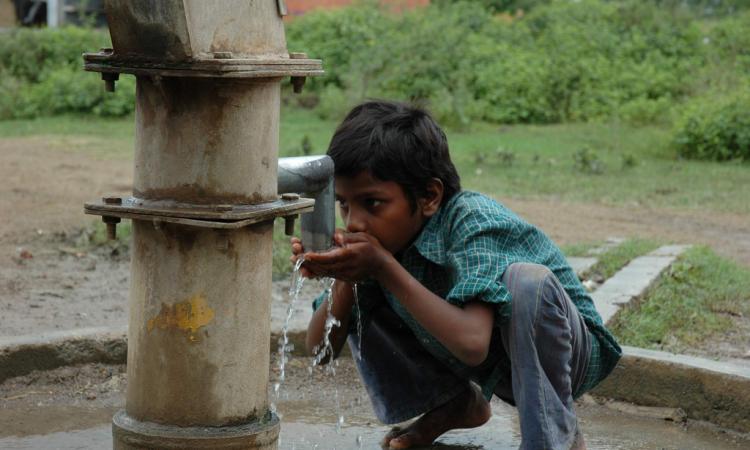 A hand pump in Madhya Pradesh (Source: IWP Flickr Photos)