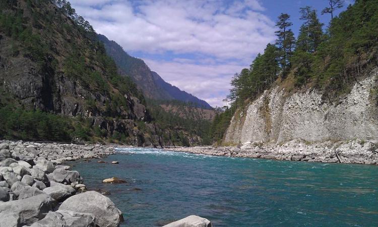 Lohit river in Arunachal Pradesh (Image Source: Shantanu via Wikipedia Commons)