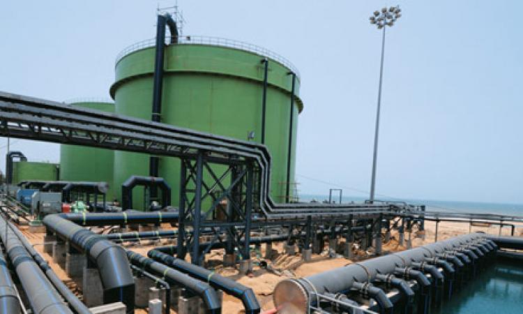 A view of the Nemmeli desalination plant in Chennai. (Image courtesy: Business Today)