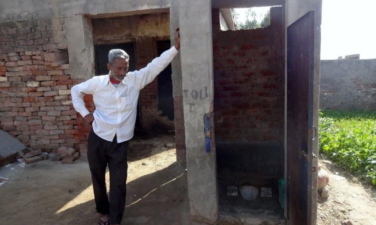 A toilet constructed under Swachh Bharat Mission (Source: IWP Flickr photos)