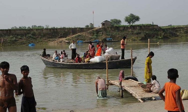 Floods in Bihar; Image: Sharada Prasad