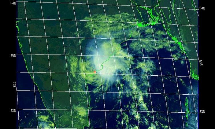 Cyclone Helen hit Andhra coast Source: Wikimedia