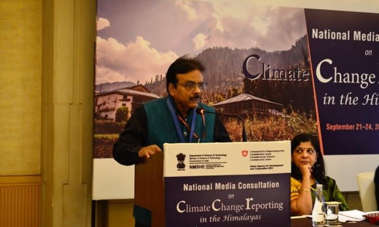 Dr. Akhilesh Gupta , head of the climate change programme at DST. Image source: India Science Wire