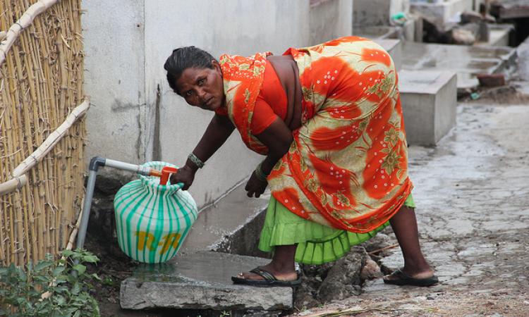 Rainwater harvesting is the way to go in water scarce regions. (Source: IWP Flickr)