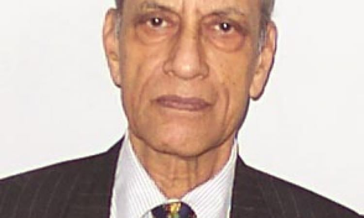 Ramaswamy Iyer, former Secretary Water Resources