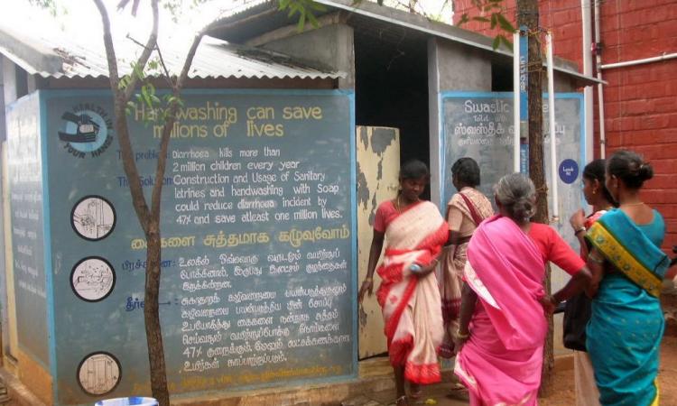 Without behaviour change, toilet infrastructure created will remain only structures that will never be used. (Image: India Water Portal)